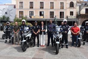 Conoce Castilla-La Mancha-​​​​​​​Presentadas las nuevas motos con las que contará el cuerpo de Policía Local de Ciudad Real