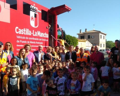 Conoce Castilla-La Mancha-El Servicio 112 visita el Colegio 'Guillermo Plaza' de Yuncos